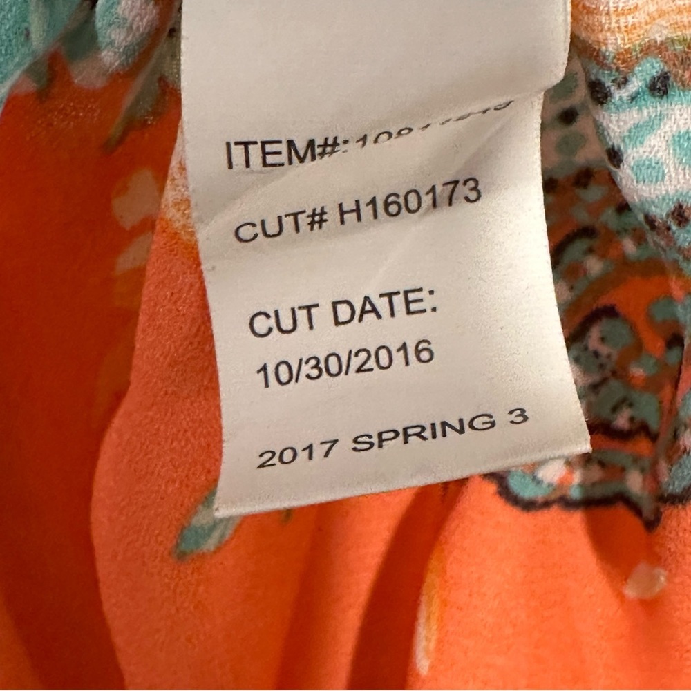 Torrid Floral Orange Sleeveless Top high low - Picture 10 of 12